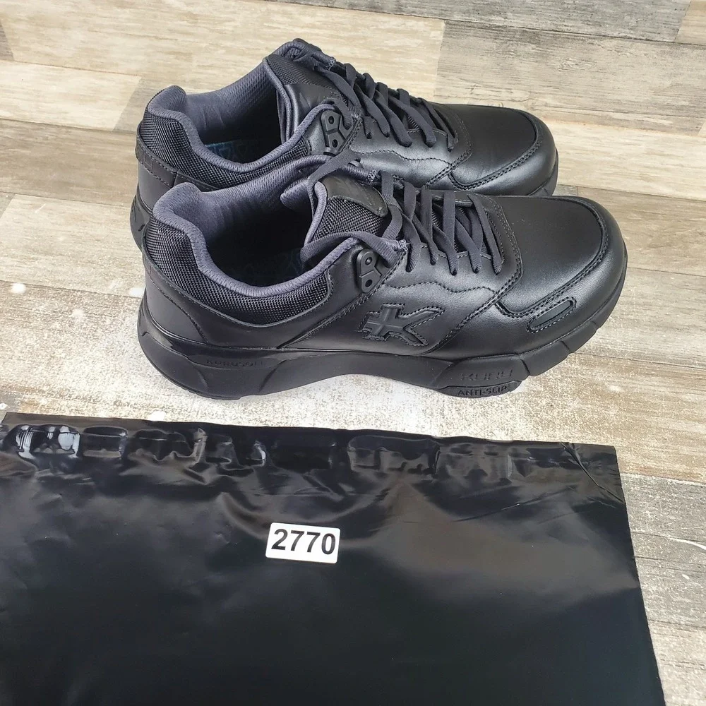 Kuru Kinetic 2 Womens Shoes Sz 12 W Athletic‎ Running Smokestack Black Sneakers
